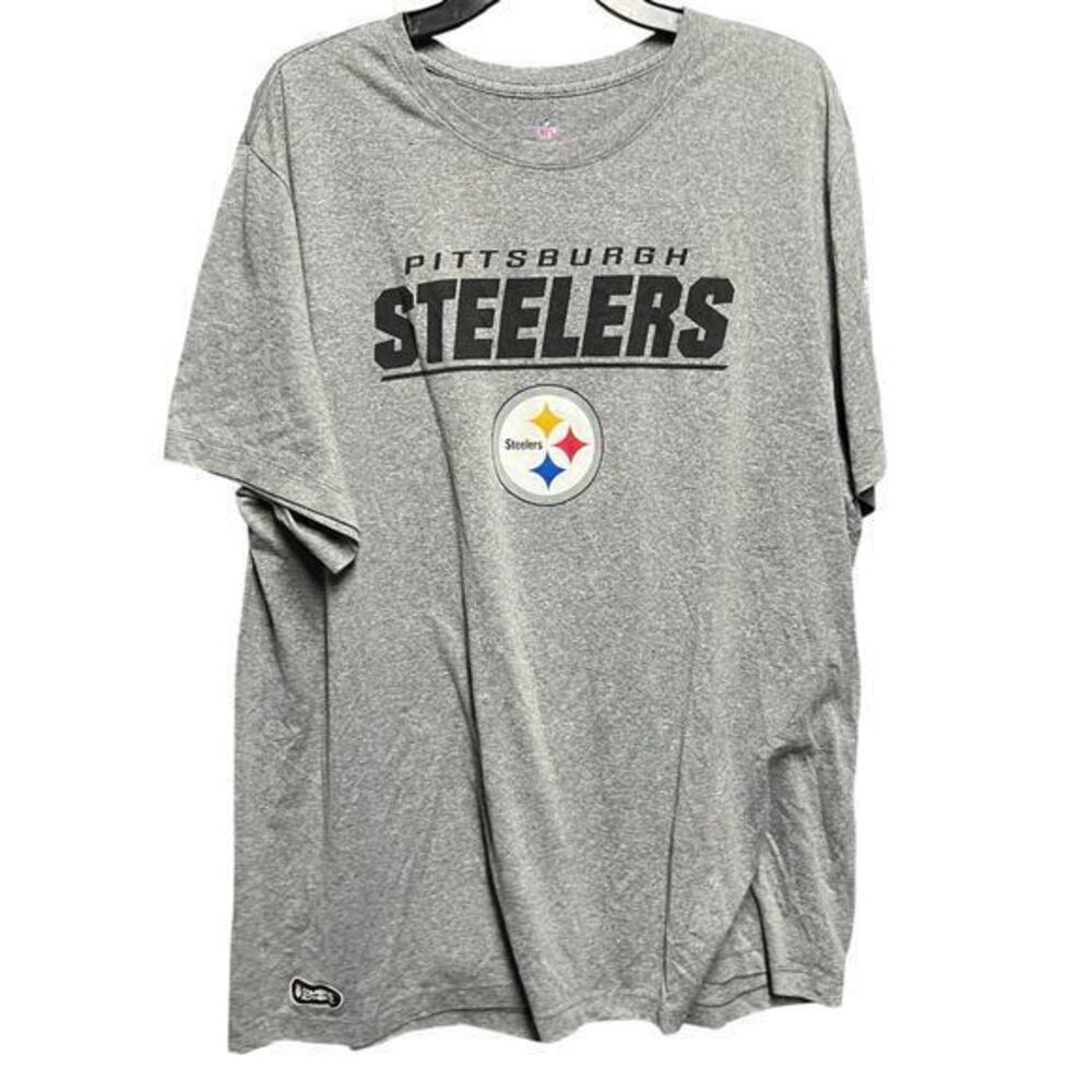 PITTSBURGH STEELERS NFL football men’s big and tall logo tee sz XXL